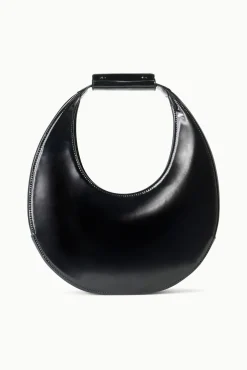 MOON BAG BLACK POLISHED