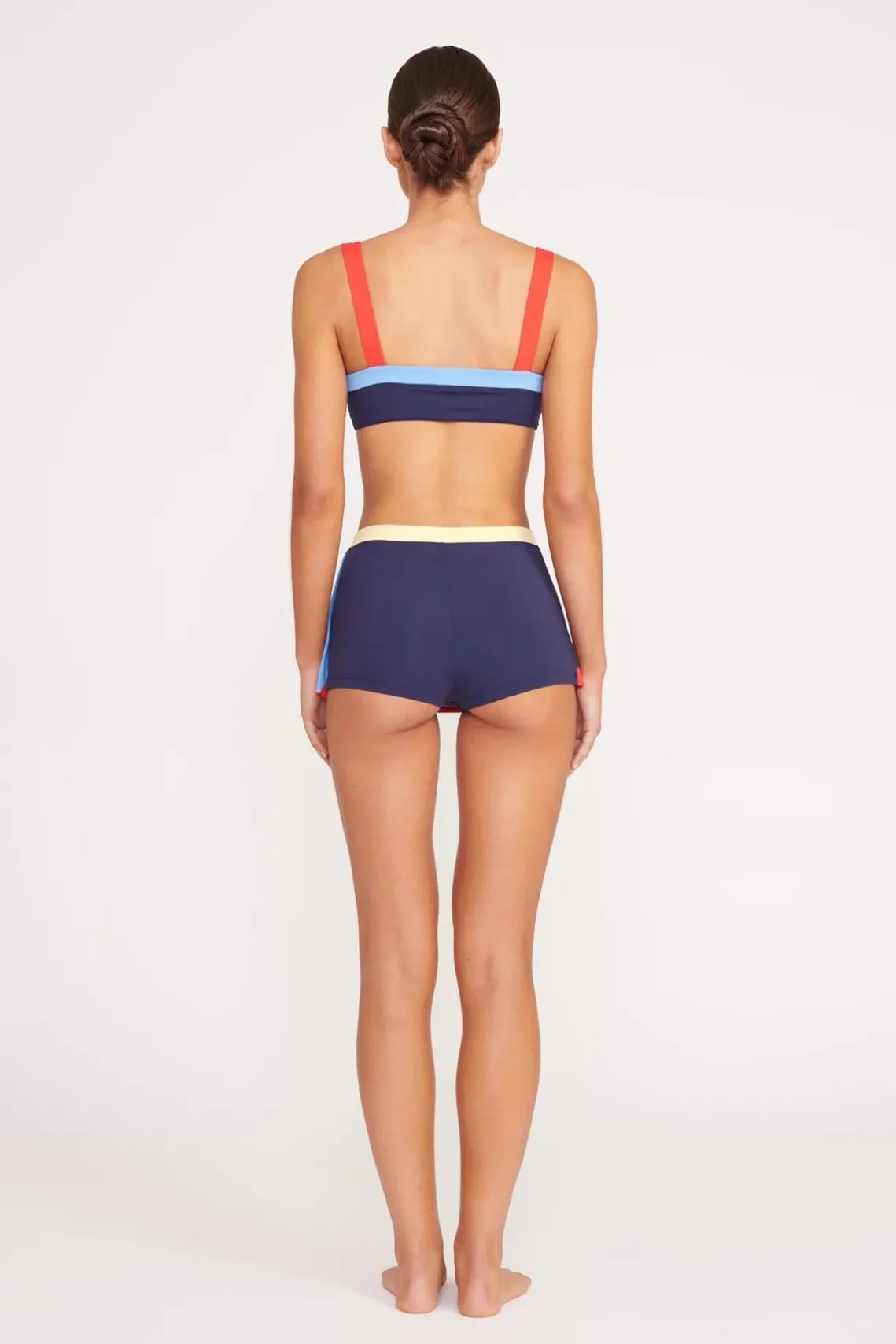 NELL SWIM SKIRT NAVY COLORBLOCK
