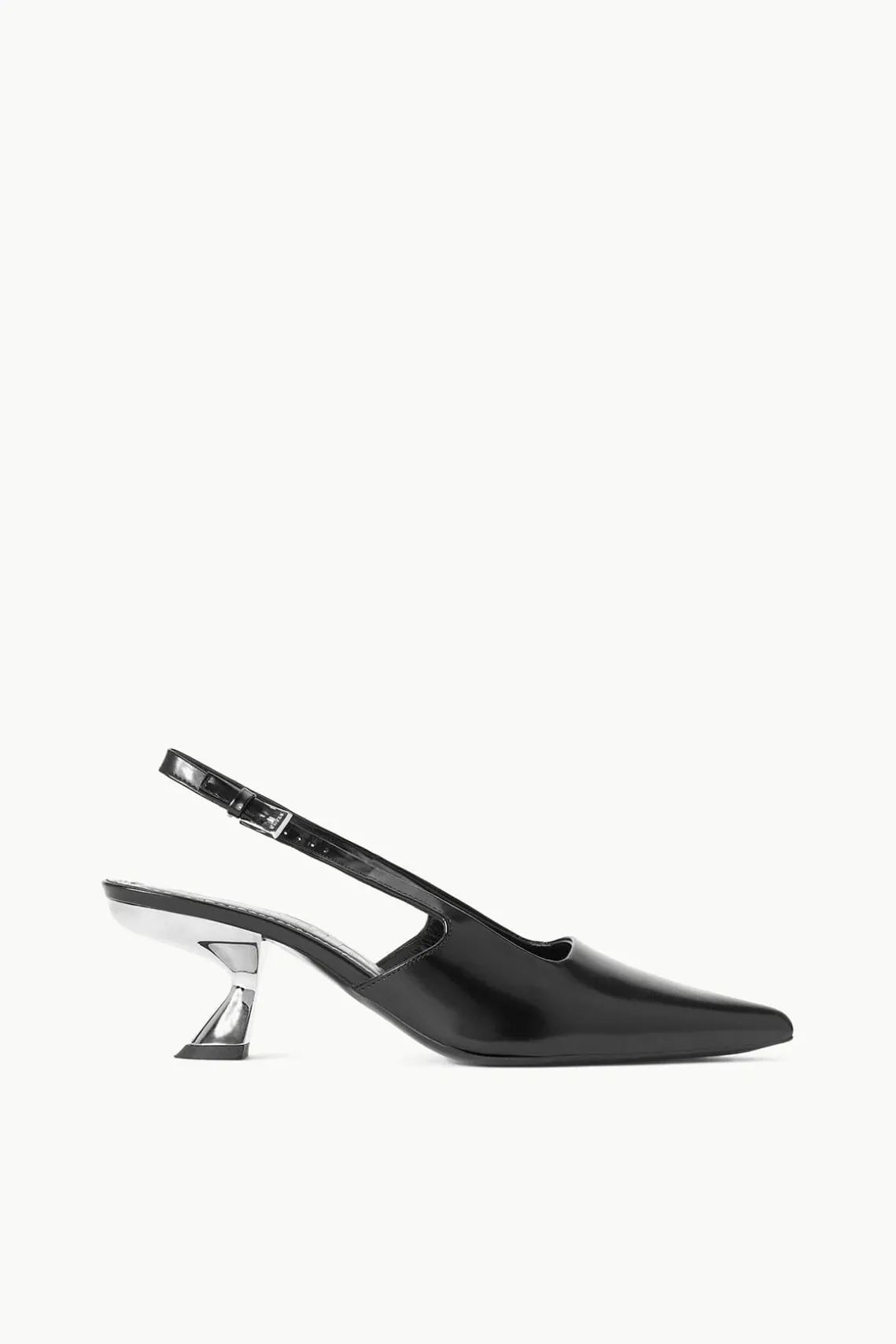 NEVE SLINGBACK HEEL BLACK METALS