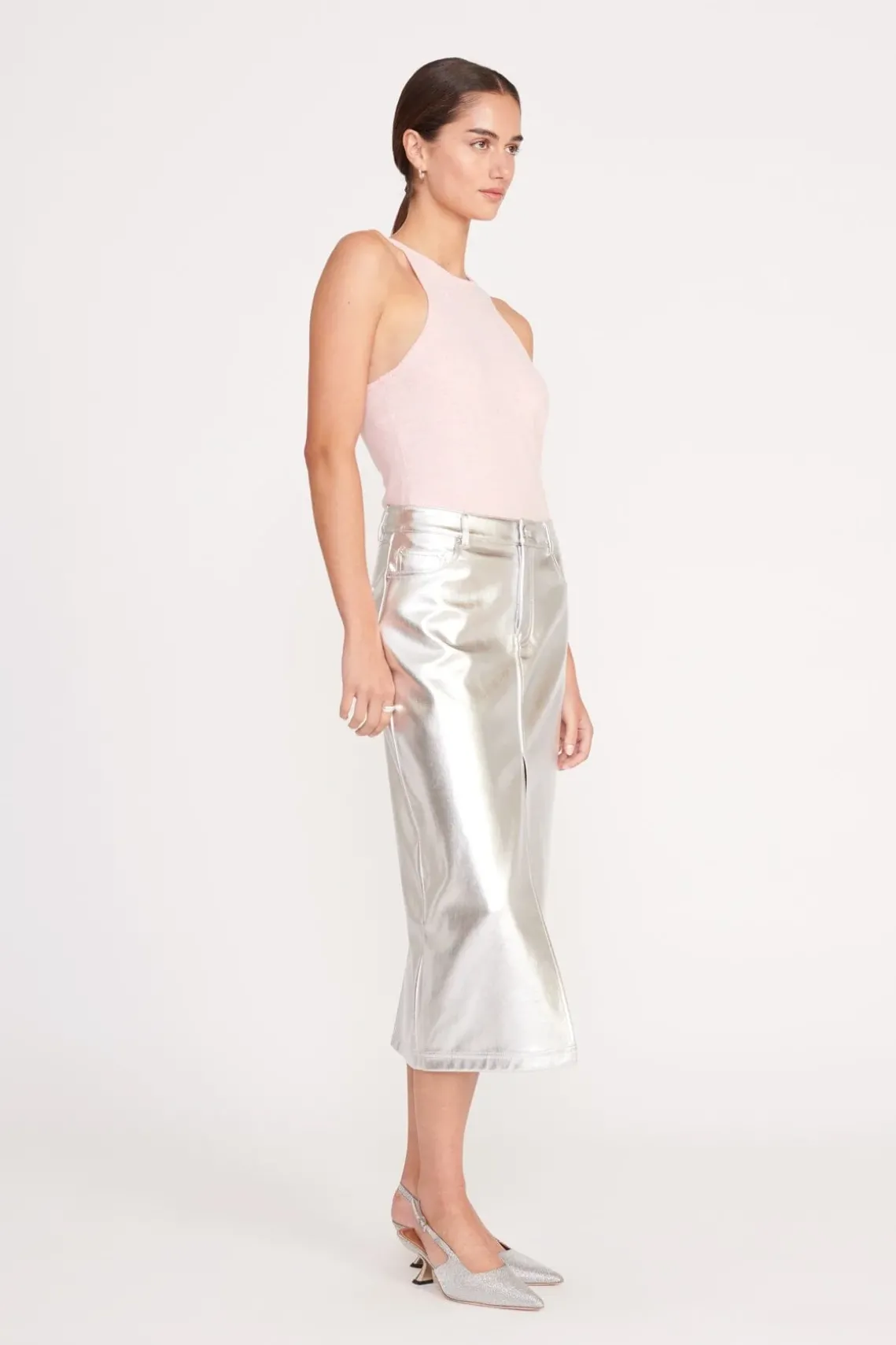 OAKLYN SKIRT SILVER