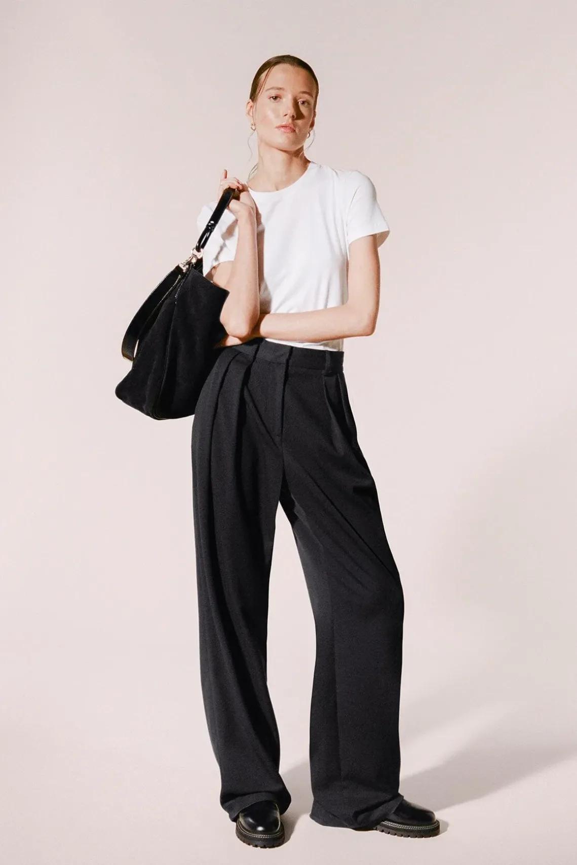 PERRY BAG BLACK SUEDE