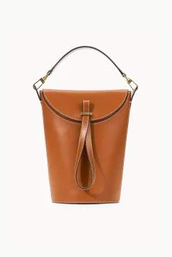 PHOEBE CONVERTIBLE BUCKET BAG TAN
