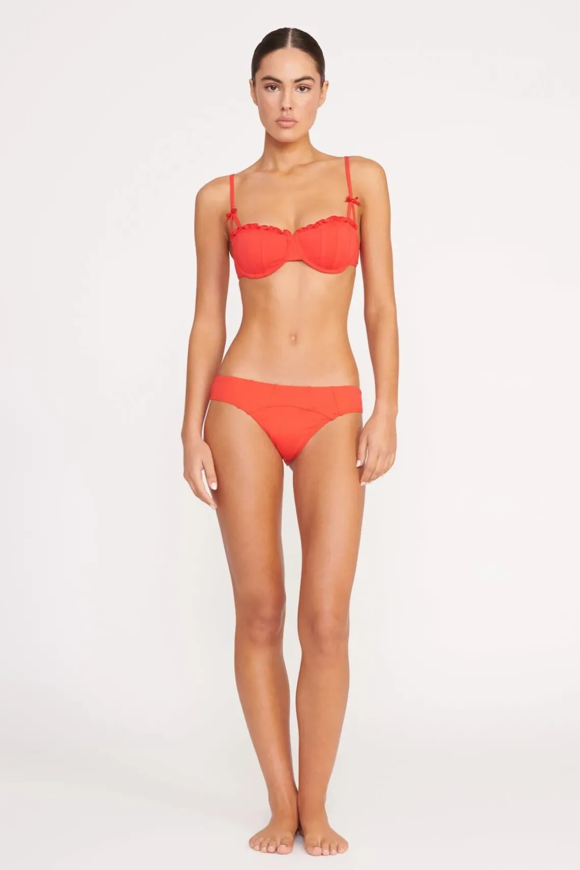 RHETT BIKINI TOP RED ROSE