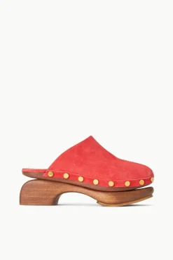 RHODES CLOG RED ROSE
