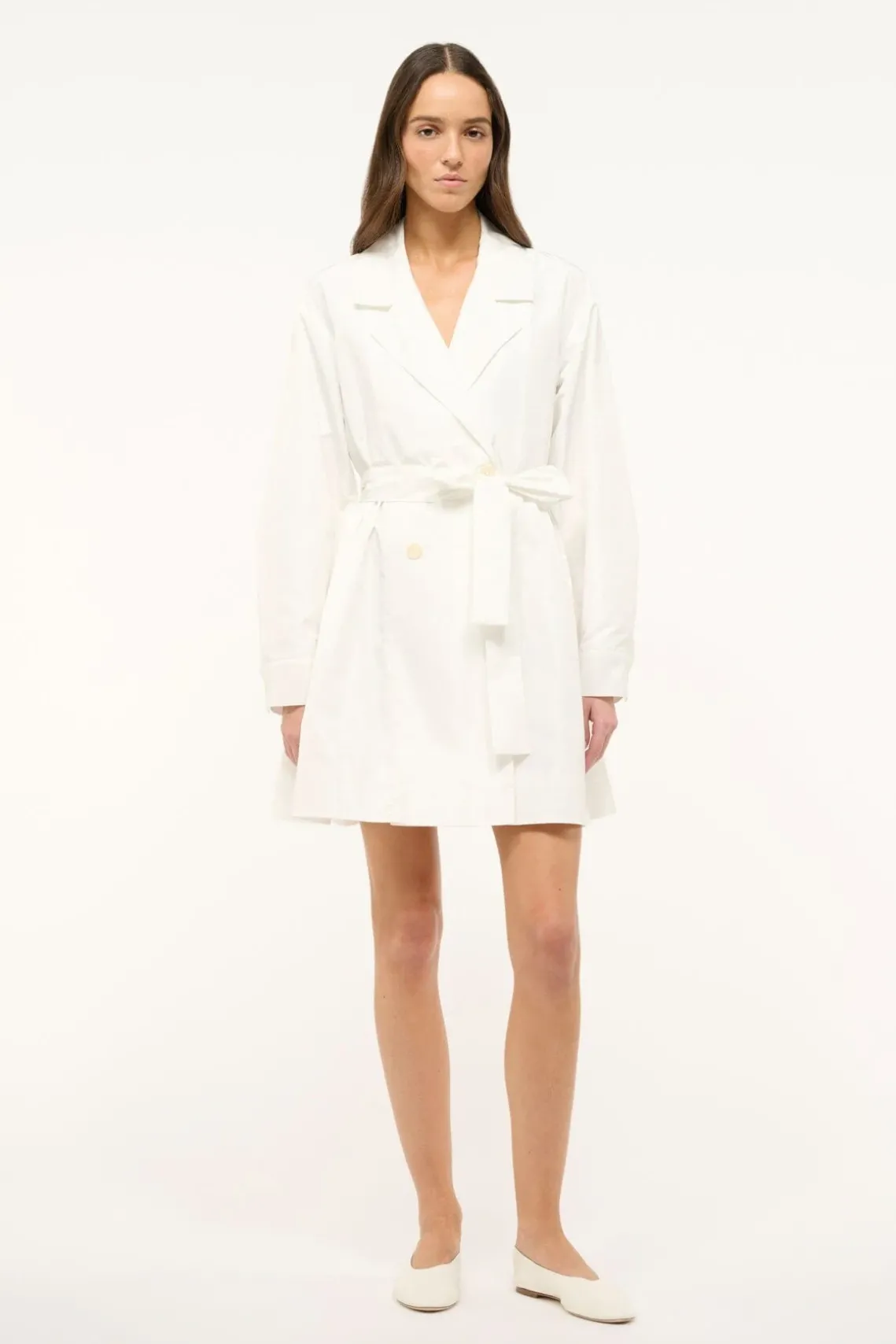 RINA TRENCH WHITE