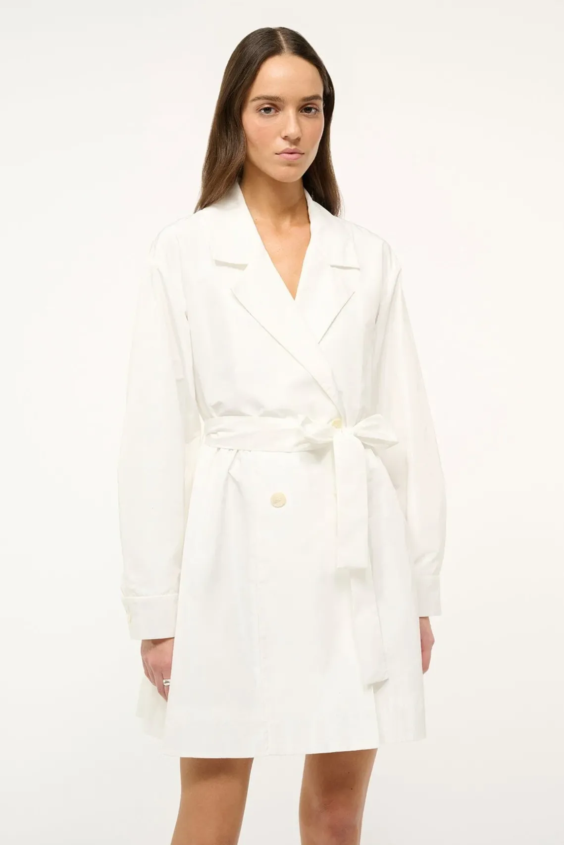 RINA TRENCH WHITE