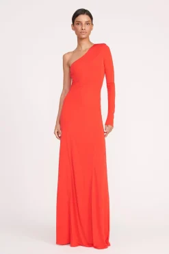 SERENA DRESS RED ROSE