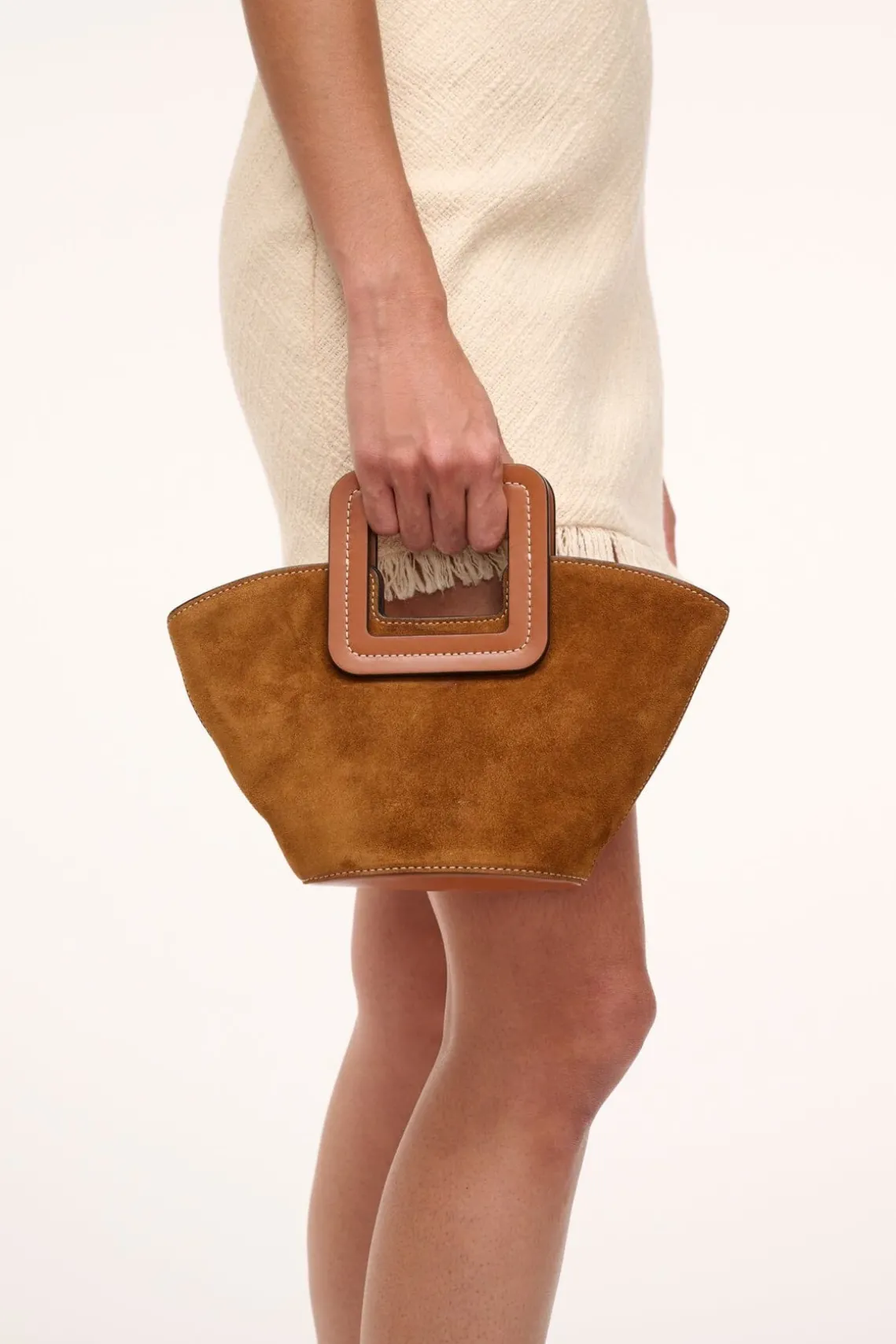 SHIRLEY MINI BUCKET BAG TAN