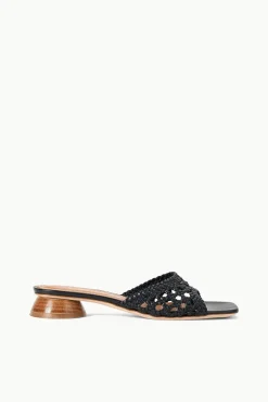 SIMONE CROCHET HEEL BLACK