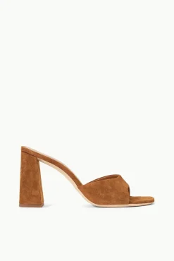 SLOANE HEEL TAN SUEDE