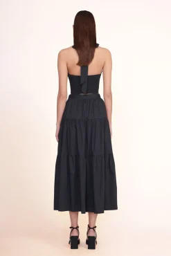 SMOCKED KAI TOP BLACK