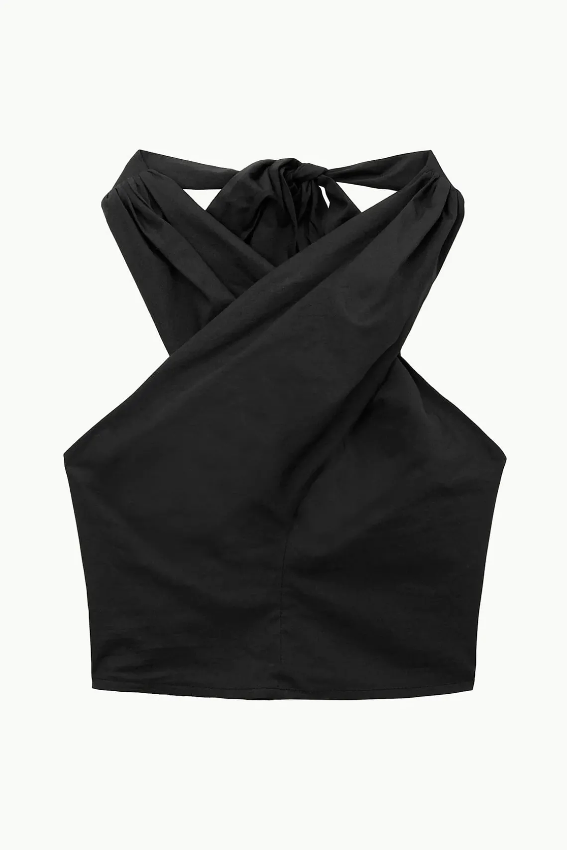 SMOCKED KAI TOP BLACK