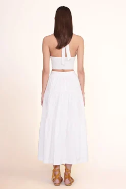 SMOCKED KAI TOP WHITE