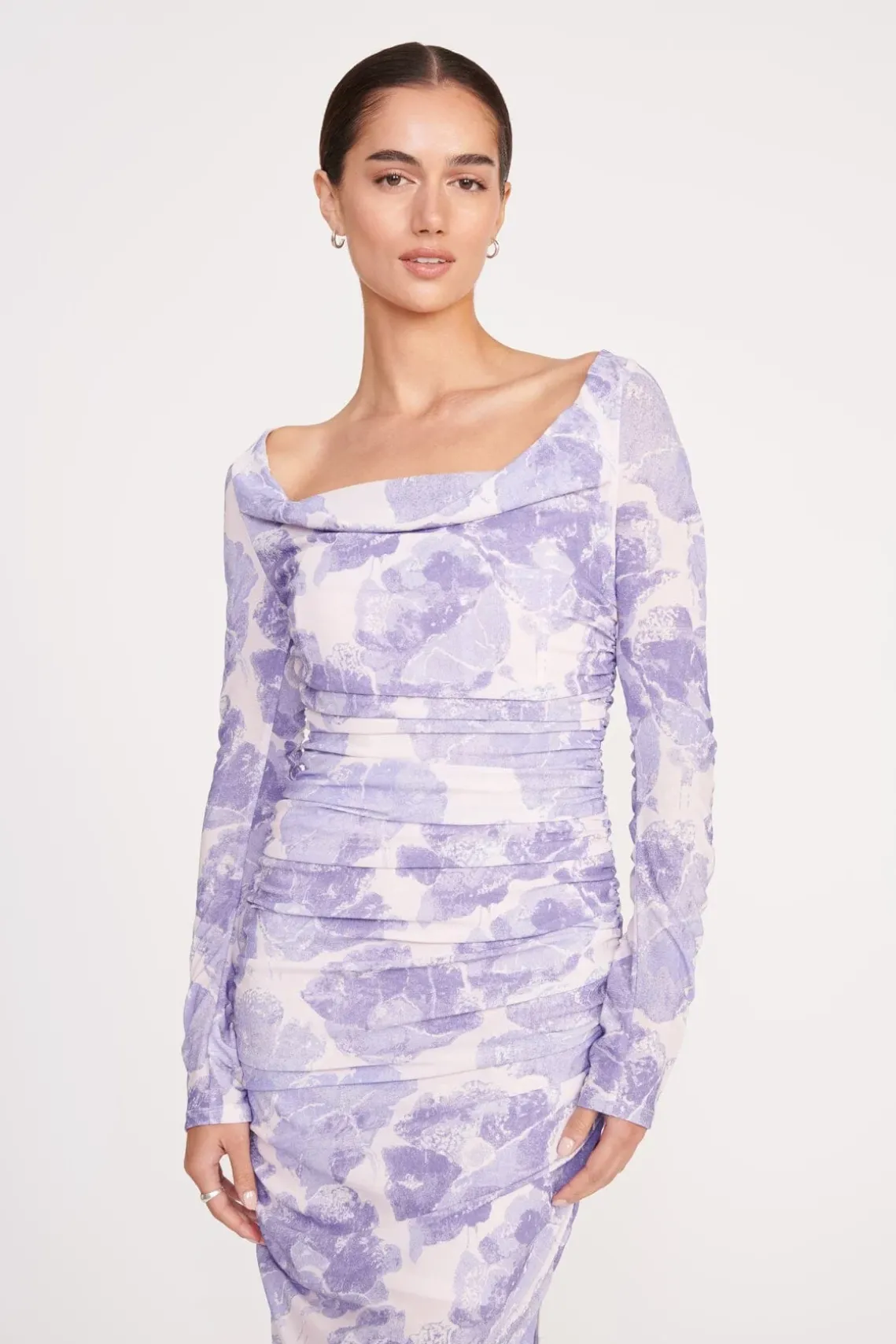 SOLANA DRESS ANTIQUE PRESSED FLOWERS