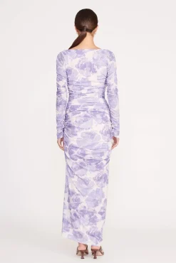 SOLANA DRESS ANTIQUE PRESSED FLOWERS