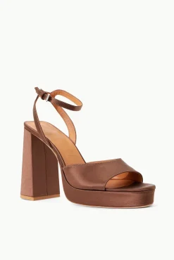 SOLANGE PLATFORM CLOVE SATIN