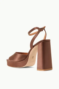 SOLANGE PLATFORM CLOVE SATIN