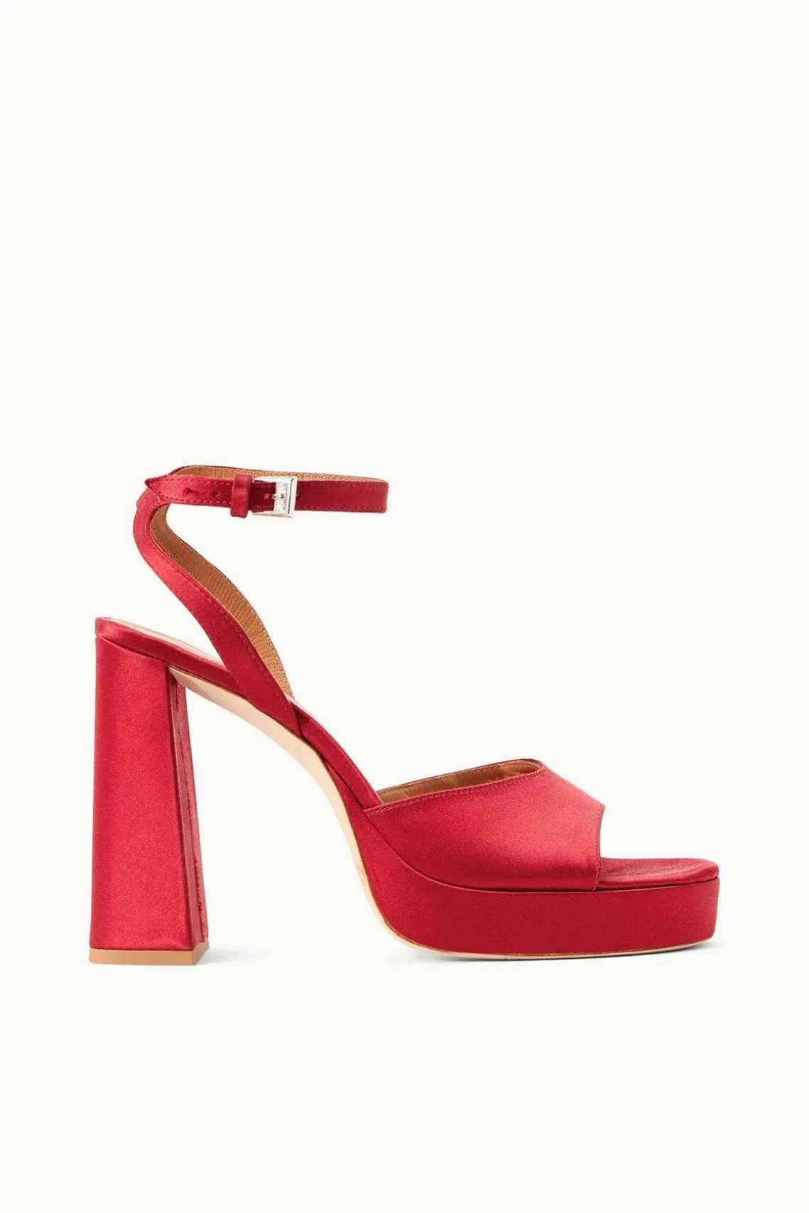 SOLANGE PLATFORM RUBY SATIN