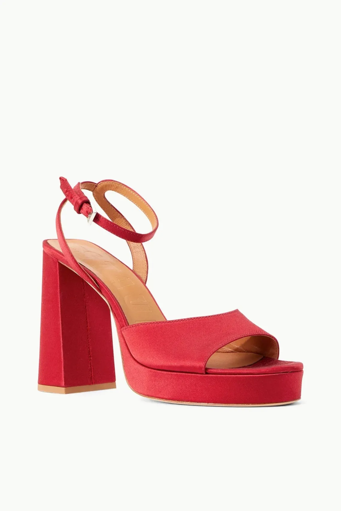 SOLANGE PLATFORM RUBY SATIN
