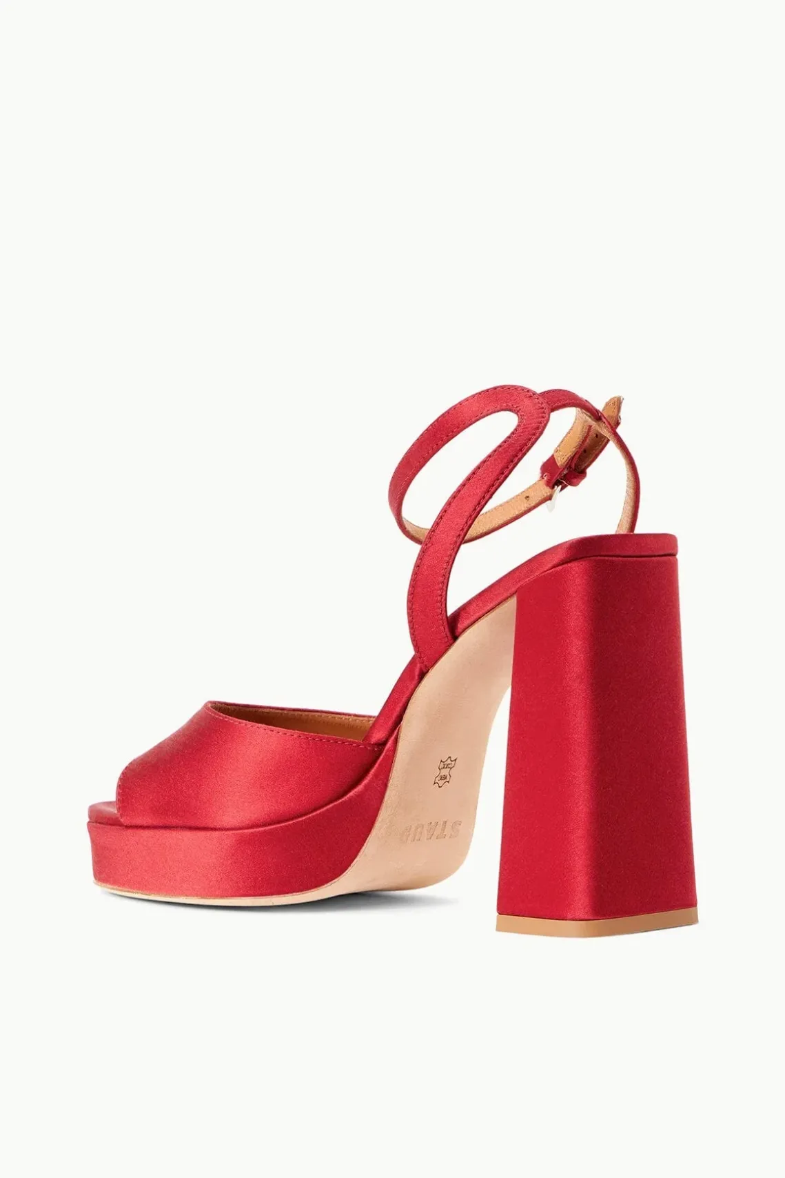 SOLANGE PLATFORM RUBY SATIN
