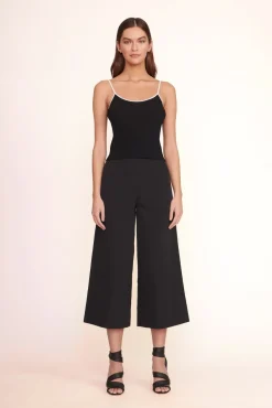 SOLEIL TOP BLACK WHITE