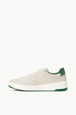 STAUD + KEDS THE COURT SNEAKER CREAM GREEN