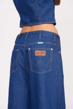 STAUD + WRANGLER THE LOOSE JEAN DARK RINSE