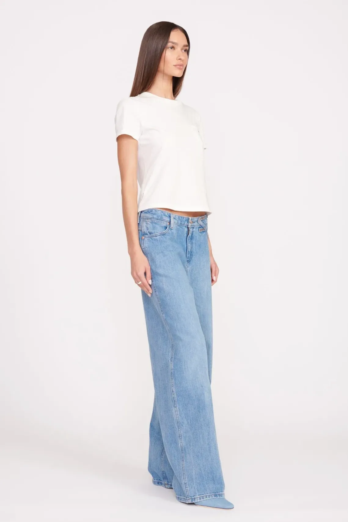 STAUD + WRANGLER THE W TEE WHITE