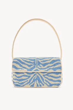 TOMMY BEADED BAG LIGHT BLUE CREAM