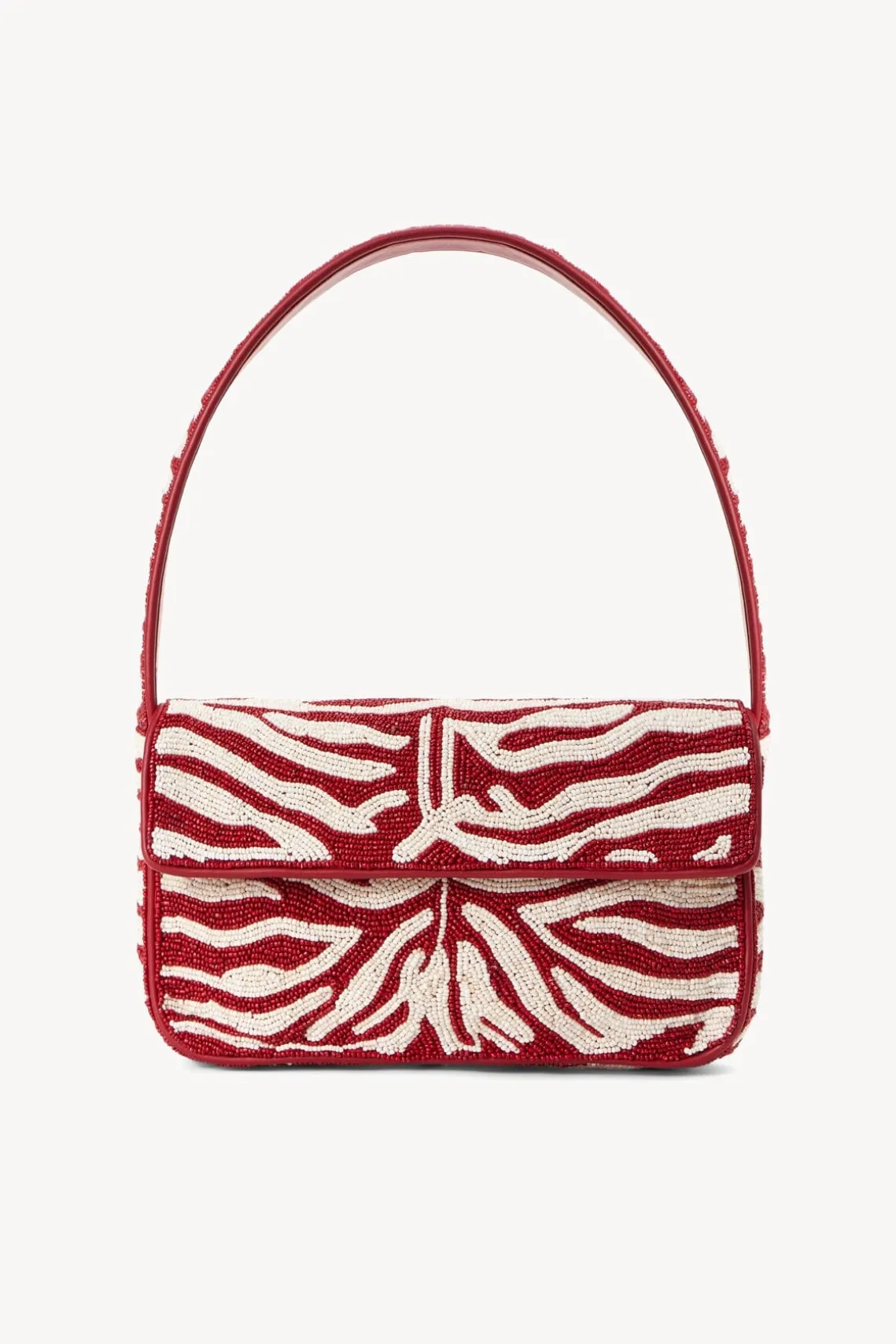 TOMMY BEADED BAG SCARLET WHITE