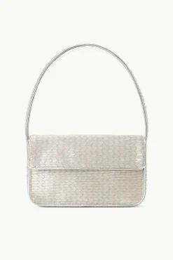 TOMMY BEADED BAG SILVER