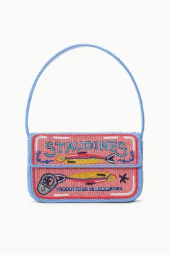 TOMMY BEADED BAG STAUDINES PINK