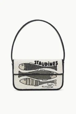 TOMMY BEADED BAG STAUDINES CREAM
