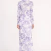 TREY SKIRT  ANTIQUE PRESSED FLOWERS