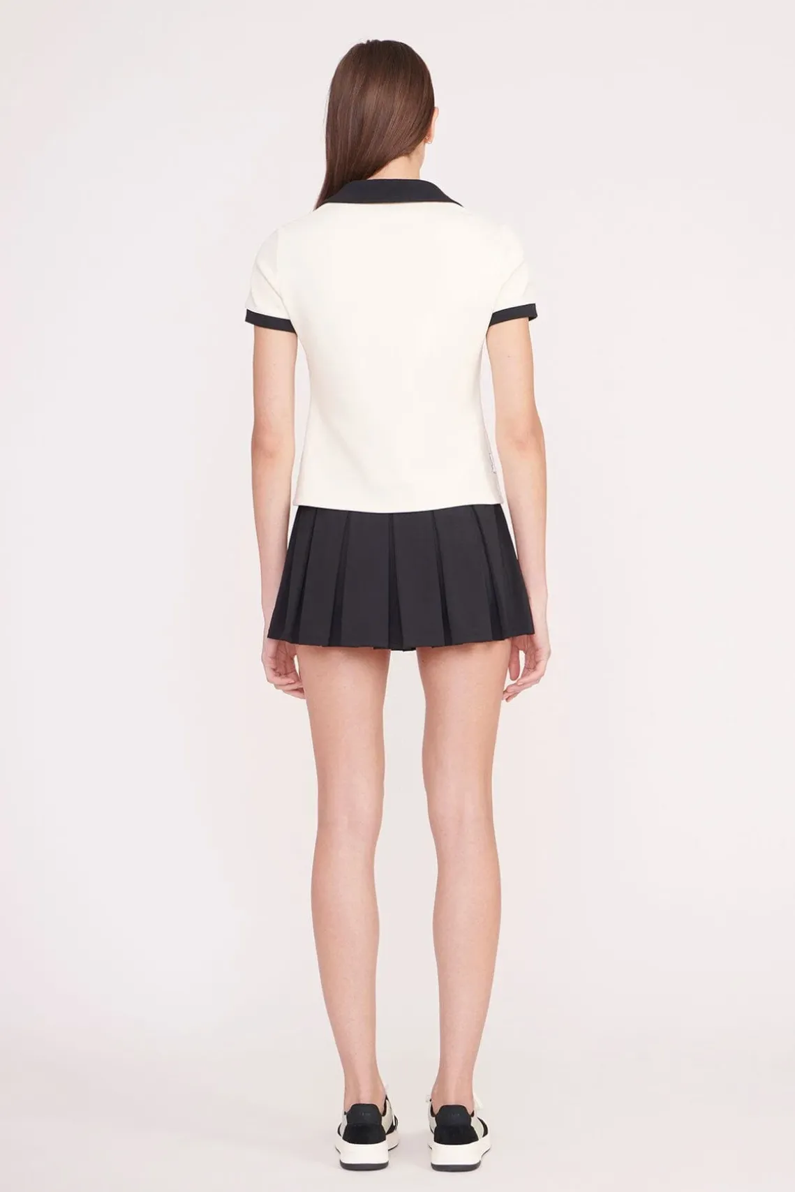 VOLLEY TOP IVORY BLACK