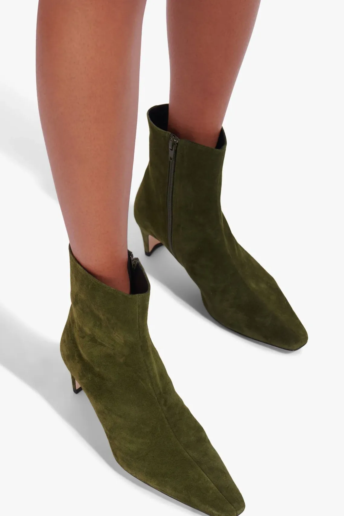 WALLY ANKLE BOOT OLIVE SUEDE