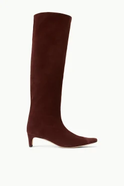 WALLY BOOT MAHOGANY SUEDE