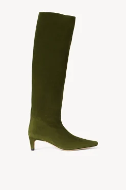 WALLY BOOT OLIVE SUEDE