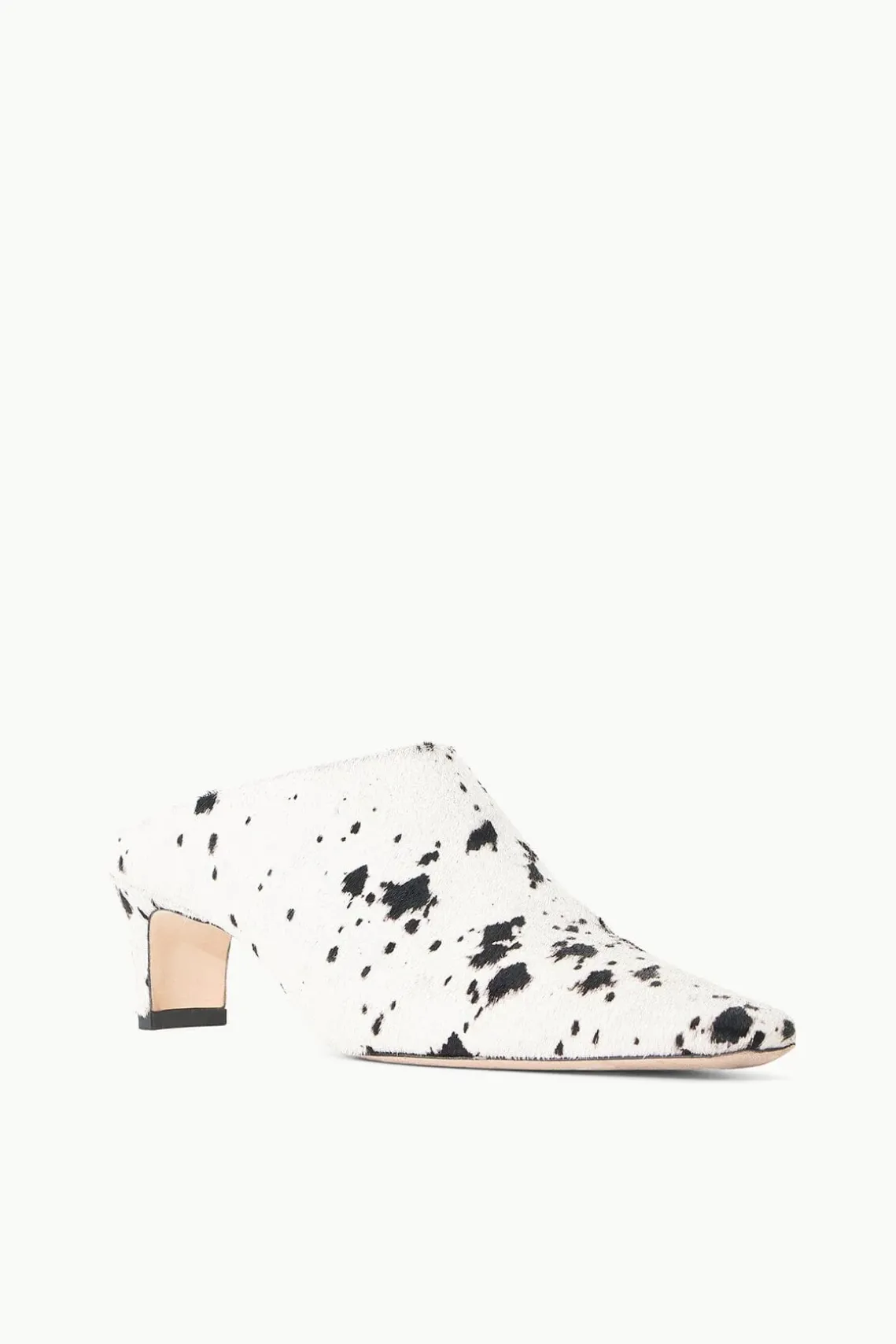 WALLY MULE BLACK & WHITE HAIRCALF