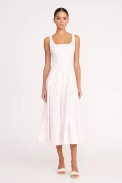 WELLS DRESS IVORY CHERRY BLOSSOM TOILE