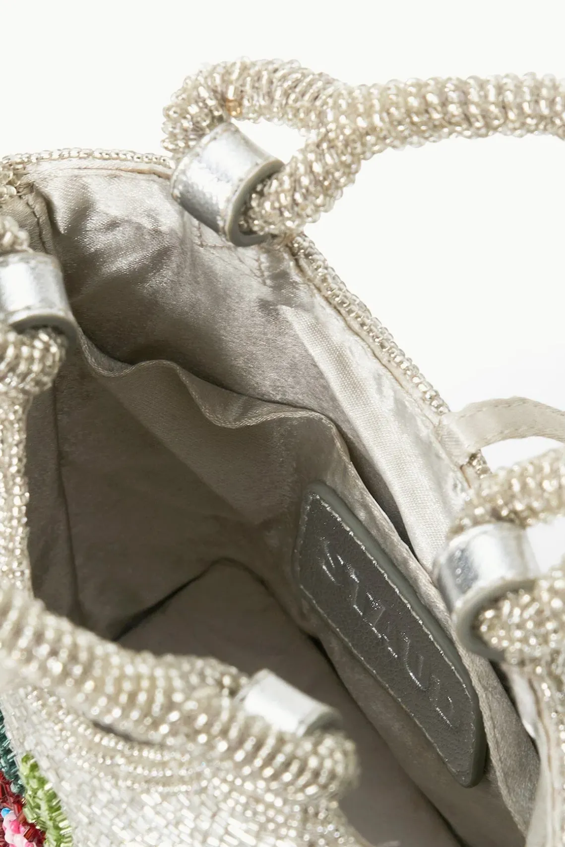 ZOE BEADED BAG DIAMOND ROSE