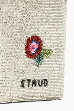 ZOE BEADED BAG DIAMOND ROSE