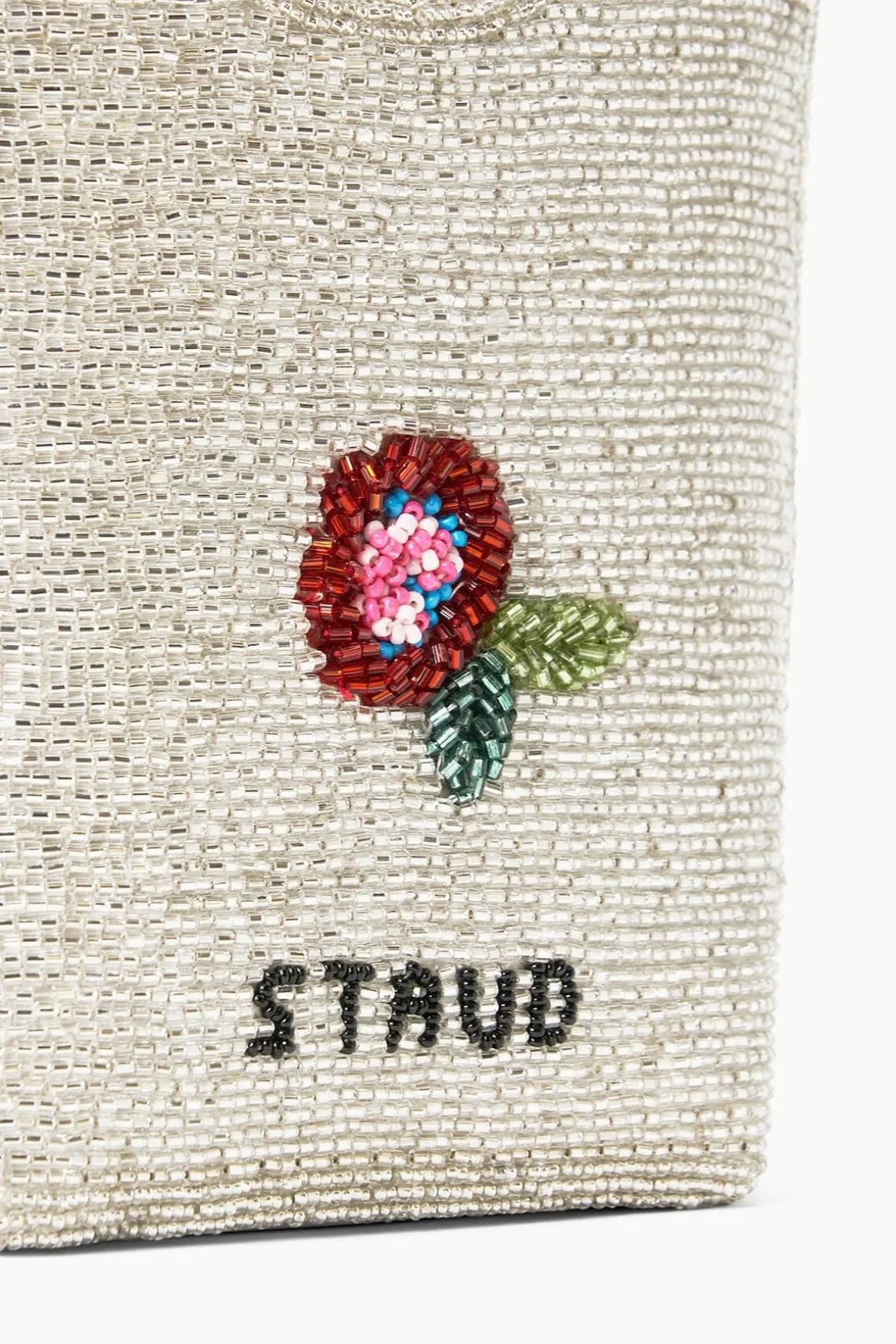 ZOE BEADED BAG DIAMOND ROSE